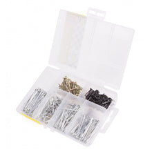 Laden Sie das Bild in den Galerie-Viewer, Nagelsortiment Stahlstifte Stahlnägel Nägel Nagel Stifte Eisenwaren 310 tlg. Set