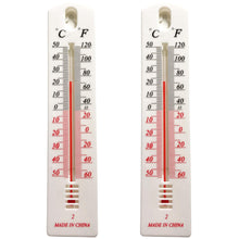 Laden Sie das Bild in den Galerie-Viewer, 1-16 Thermometer Außen Gartenthermometer Garten Innen Außenthermometer Analog