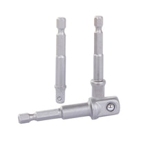 Laden Sie das Bild in den Galerie-Viewer, 3tlg Adaptersatz Stecknuss Bit Verlängerung Adapter Stecknusshalter 1/4 3/8 1/2