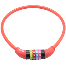 Laden Sie das Bild in den Galerie-Viewer, Fahrradschloss Zahlenschloss Kabelschloss Panzerschloss Kombination Schloss 65cm