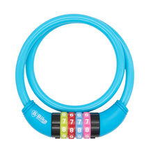 Laden Sie das Bild in den Galerie-Viewer, Fahrradschloss Zahlenschloss Kabelschloss Panzerschloss Kombination Schloss 65cm