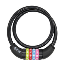 Laden Sie das Bild in den Galerie-Viewer, Fahrradschloss Zahlenschloss Kabelschloss Panzerschloss Kombination Schloss 65cm