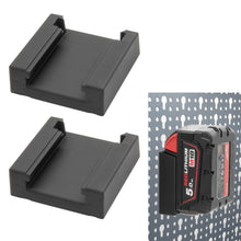 Laden Sie das Bild in den Galerie-Viewer, Akkuhalter Milwaukee für Küpper Lochwand M18 Halterung Akkuhalter Wandhalter 18V