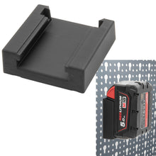 Laden Sie das Bild in den Galerie-Viewer, Akkuhalter Milwaukee für Küpper Lochwand M18 Halterung Akkuhalter Wandhalter 18V