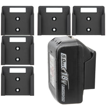 Laden Sie das Bild in den Galerie-Viewer, Akku Halter für Makita Halterung Halter Wandhalter Wandhalterung 14,4V / 18V