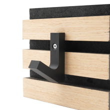Laden Sie das Bild in den Galerie-Viewer, Kleiderhaken Garderobenhaken Akustik Paneele Akustikpaneele Schräghaken Quer