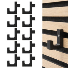 Laden Sie das Bild in den Galerie-Viewer, Kleiderhaken Garderobenhaken Akustik Paneele Akustikpaneele Winkelhaken Quer