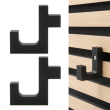 Laden Sie das Bild in den Galerie-Viewer, Kleiderhaken Garderobenhaken Akustik Paneele Akustikpaneele Winkelhaken Quer