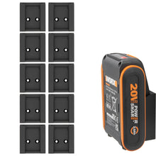 Laden Sie das Bild in den Galerie-Viewer, Akkuhalter für Worx Akku Wandhalter 20V Akkuwandhalter Wandhalterung Halter 20 V