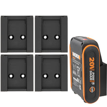 Laden Sie das Bild in den Galerie-Viewer, Akkuhalter für Worx Akku Wandhalter 20V Akkuwandhalter Wandhalterung Halter 20 V