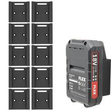 Laden Sie das Bild in den Galerie-Viewer, Akkuhalter für FLEX Akku Wandhalter Akkuwandhalter Wandhalterung Halter Flex 18V