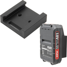 Laden Sie das Bild in den Galerie-Viewer, Akkuhalter für FLEX Akku Wandhalter Akkuwandhalter Wandhalterung Halter Flex 18V