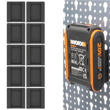 Laden Sie das Bild in den Galerie-Viewer, Akkuhalter für Worx Akku für Küpper Lochwand Wandhalter Wandhalterung Halter 20V
