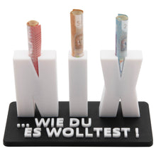 Laden Sie das Bild in den Galerie-Viewer, Geschenk Geldgeschenk Nichts NIX Geldscheingeschenk Geschenkidee Geburtstag