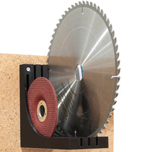 Laden Sie das Bild in den Galerie-Viewer, Wandhalter Kreissägeblatt Sägeblatt Schleifscheibe Trennscheibe Universal Halter