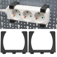 Laden Sie das Bild in den Galerie-Viewer, Halterung Steckdosenleiste für Küpper Lochwand Steckdosen Stromleiste Halter