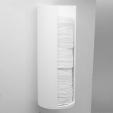 Laden Sie das Bild in den Galerie-Viewer, Wattepadspender Wandhalter Wattepads Wandmontage Tischständer Aufbewahrung