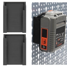 Laden Sie das Bild in den Galerie-Viewer, Akkuhalter Kompatibel mit BLACK+DECKER 18V für Küpper Lochwand Akku Wandhalter