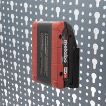 Laden Sie das Bild in den Galerie-Viewer, Akku Halter für metabo für Küpper Lochwand Akkuhalter Halterung 18V