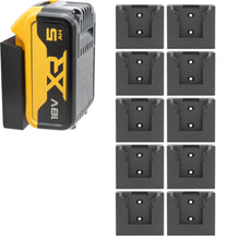 Laden Sie das Bild in den Galerie-Viewer, Akkuhalter für DeWALT Akku Wandhalter Akkuwandhalter Wandhalterung Halter 18V