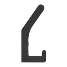 Laden Sie das Bild in den Galerie-Viewer, Garderobenhaken Akustikpaneele Kleiderhaken Akustik Paneele Akustikpanele Haken Schwarz