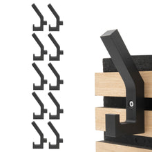 Laden Sie das Bild in den Galerie-Viewer, Kleiderhaken Garderobenhaken Akustik Paneele Akustikpaneele Doppelhaken Quer