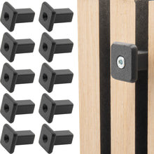 Laden Sie das Bild in den Galerie-Viewer, Garderobenhaken für Akustikpaneele Kleiderhaken Eckig Wandhaken Haken Universal