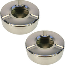 Laden Sie das Bild in den Galerie-Viewer, Aschenbecher Edelstahl Gastroaschenbecher Windaschenbecher Sturmaschenbecher XL