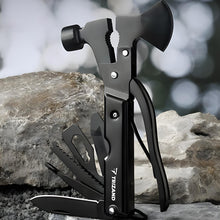 Laden Sie das Bild in den Galerie-Viewer, Multitool Multifunktionswerkzeug 17in1 Messer Axt Hammer Zange Taschenmesser
