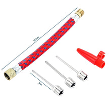Laden Sie das Bild in den Galerie-Viewer, Set Luftpumpenadapter Adapter Ballpumpe Nadel Luftpumpe Ball Ventil Pumpe 5tlg