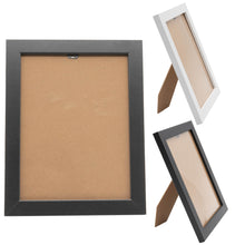 Laden Sie das Bild in den Galerie-Viewer, Holz Bilderrahmen 15x20cm Foto Rahmen Plexiglas Fotorahmen Holzrahmen Weiß Schwarz 15x20