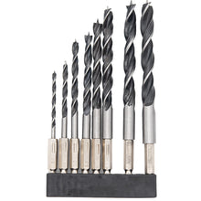 Laden Sie das Bild in den Galerie-Viewer, Holzbohrer Flachholzbohrer Holzspiralbohrer Flachfräsbohrer 3-25 mm Bit Bohrer