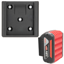 Laden Sie das Bild in den Galerie-Viewer, Akku Halter für Bosch 18V Halterung Akku Wandhalter Wandhalterung Bosch Akkus