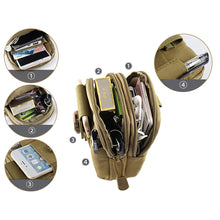 Laden Sie das Bild in den Galerie-Viewer, Outdoor Taktische Gürteltaschen Armee Tactical Molle Bauchtaschen Hüfttaschen