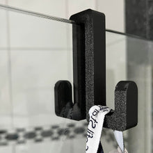Laden Sie das Bild in den Galerie-Viewer, Handtuchhaken Duschtür Halter Duschkabine Handtuchhalter Kleiderhaken Doppel