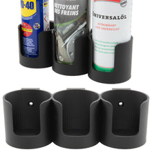 Laden Sie das Bild in den Galerie-Viewer, Dosenhalter Werkzeugwand Werkzeughalter Sprühdosen Farbdosen Halterung Halter