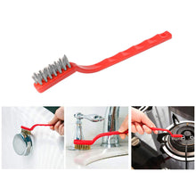 Laden Sie das Bild in den Galerie-Viewer, 3x Drahtbürste Reinigungsbürste Metallbürste Messing Nylon Edelstahl Bürste Set