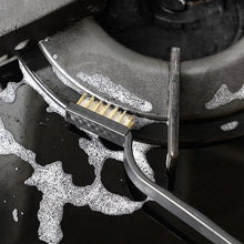 Laden Sie das Bild in den Galerie-Viewer, 3x Drahtbürste Reinigungsbürste Metallbürste Messing Nylon Edelstahl Bürste Set