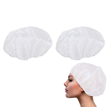 Laden Sie das Bild in den Galerie-Viewer, 1-32 Duschhaube Badehaube Duschkappe Duschmütze Badekappe Haarschutz Elastisch