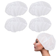 Laden Sie das Bild in den Galerie-Viewer, 1-32 Duschhaube Badehaube Duschkappe Duschmütze Badekappe Haarschutz Elastisch