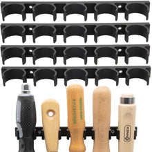 Laden Sie das Bild in den Galerie-Viewer, Werkzeughalter Feile Spachtel Stemmeisen Schraubendreher Werkzeugwand Universal