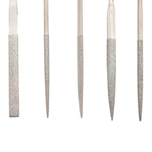 Laden Sie das Bild in den Galerie-Viewer, 5tlg Feilenset Schlüsselfeile Diamantfeile Nadelfeile Minifeile Feile Diamat Set