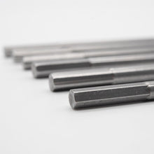 Laden Sie das Bild in den Galerie-Viewer, 6tlg Flachbohrer Flachfräsbohre Holzbohrer Flachholzbohrer Flachfräser Bohrer