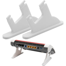 Laden Sie das Bild in den Galerie-Viewer, 2x Fritzbox Tischhalter Tischfuß FRITZ!Box 7590 7530 7510 AVM Tischständer Set