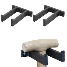 Laden Sie das Bild in den Galerie-Viewer, Wandhalter Gartengeräte Schaufel Spaten Hake Gerätehalter Halterung Universal
