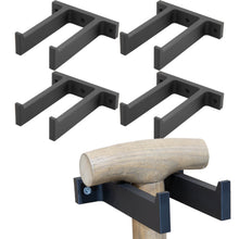 Laden Sie das Bild in den Galerie-Viewer, Wandhalter Gartengeräte Schaufel Spaten Hake Gerätehalter Halterung Universal