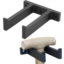 Laden Sie das Bild in den Galerie-Viewer, Wandhalter Gartengeräte Schaufel Spaten Hake Gerätehalter Halterung Universal