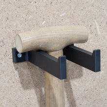 Laden Sie das Bild in den Galerie-Viewer, Wandhalter Gartengeräte Schaufel Spaten Hake Gerätehalter Halterung Universal
