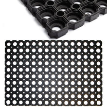 Laden Sie das Bild in den Galerie-Viewer, Fußmatte Türmatte Gummimatte Haustürmatte Schmutzfangmatte Fußabtreter 40x60 cm