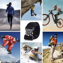 Laden Sie das Bild in den Galerie-Viewer, Militär Armee Military Gürtel Taktischer Gürtel Metallschnalle Verstellbar 125cm